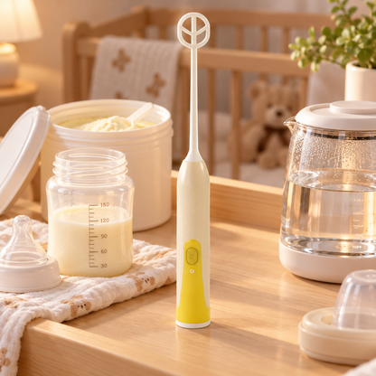 🍼 Formula Mixer | Food-Grade Plastic | Home Feeding | New Parents | Electric Stirring Wand