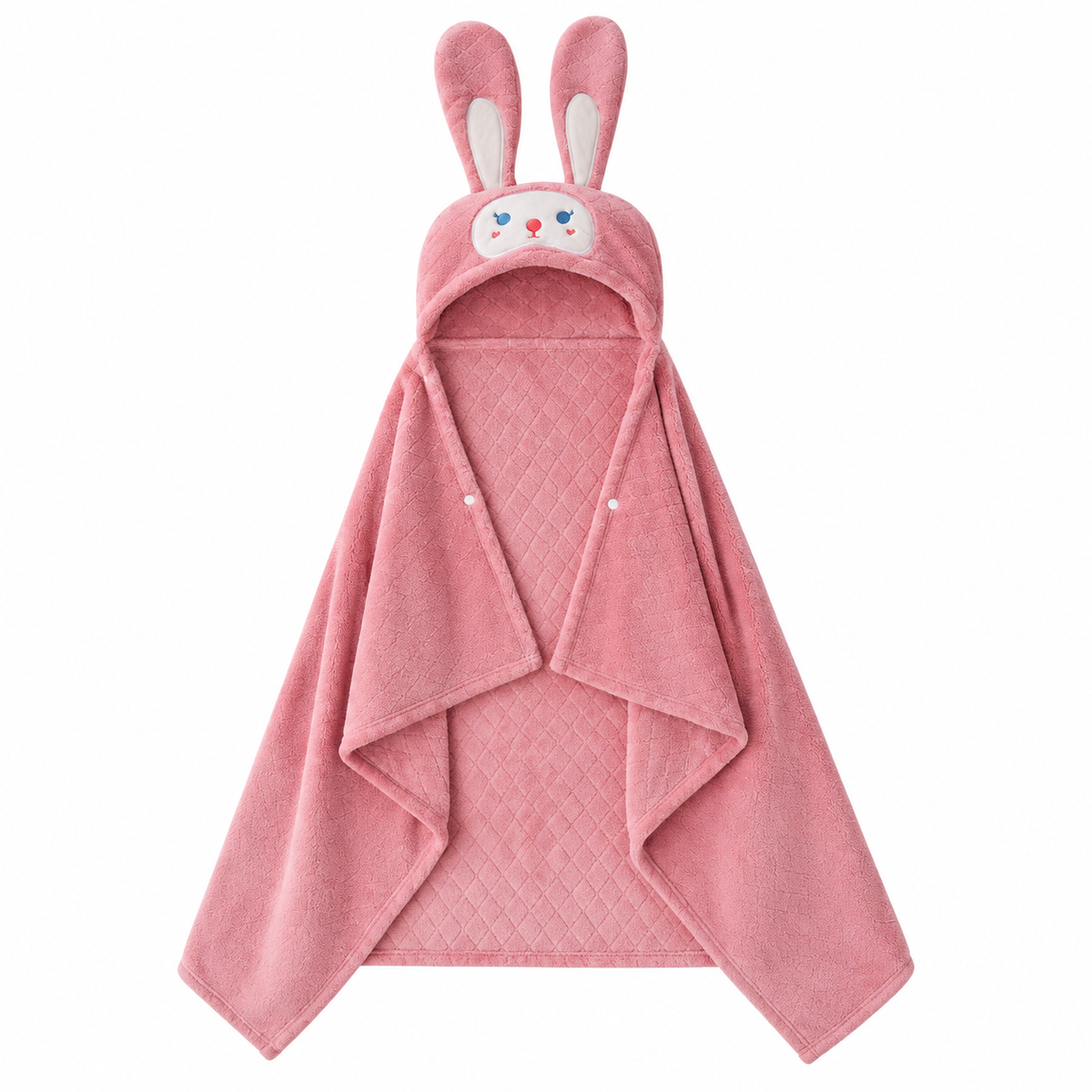 🐰 Kids Bathrobe | Soft Plush Fabric | Bath Time | Little Ones | Bunny Hood Design