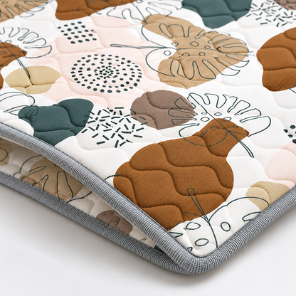 🧸 Baby Play Mat | Quilted Padding | Floor Play | Growing Babies | Thick Crawling Comfort